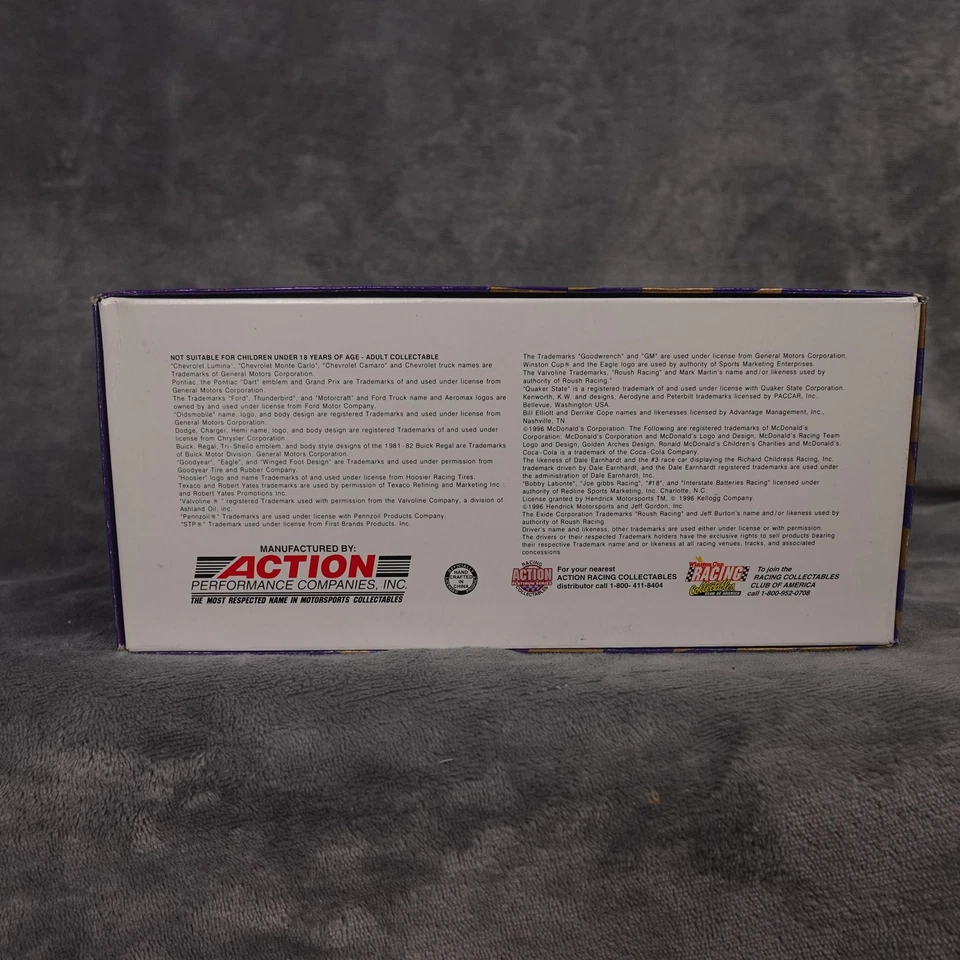 Vintage 1998 Dale Earnhardt #3 Goodwrench Plus Monte Carlo 1:24 Bank Action - Image 4 of 4