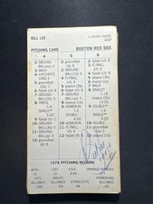 SIGNED BILL LEE Strat-O-Matic Baseball 1978 ORIGINAL COMPLETE 26-TEAM SET Good+