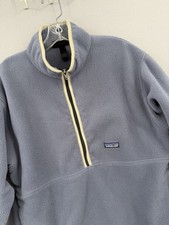 Patagonia Synchilla 1/2 Zip Pullover Marsupial Fleece Sweater Adult Large Blue