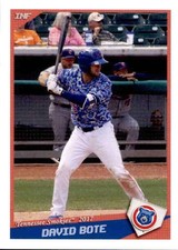 2017 Tennessee Smokies Grandstand #5 David Bote Longmont Colorado Baseball Card