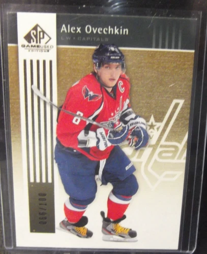 ALEX OVECHKIN 2011/12 SP GAME USED HOCKEY #96 GOLD PARALLEL MACH #066/100 HOF