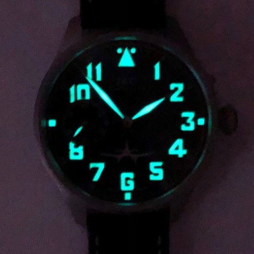 Rare Big Swiss Military Wristwatch IWC Schaffhausen Steel Case Pilots WW2 - Picture 10 of 19