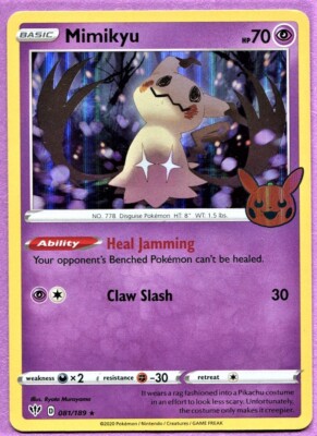ポケモンカードセット OUTLAW! Mimikyu など Pokemon Card - 2022 Trick or Trade - #81 Mimikyu | eBay
