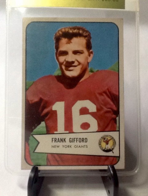 1954 Bowman Frank Gifford Football Card EBay