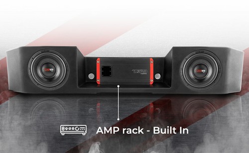 Caja de subwoofer sellada DS18 JT-S62 para Jeep - Se adapta a altavoces de 2 x 6,5" - Imagen 4 de 7