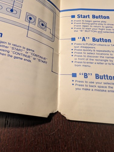 NES Superman en caja con manual Nintendo 1997 auténtica tarjeta de registro rara Kemco - Imagen 22 de 24
