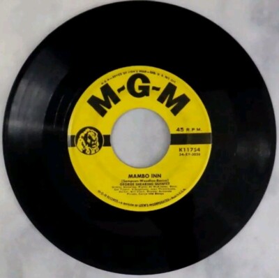 GEORGE SHEARING QUINTET Mambo Inn / I've Never Been In Love Before MGM K11754