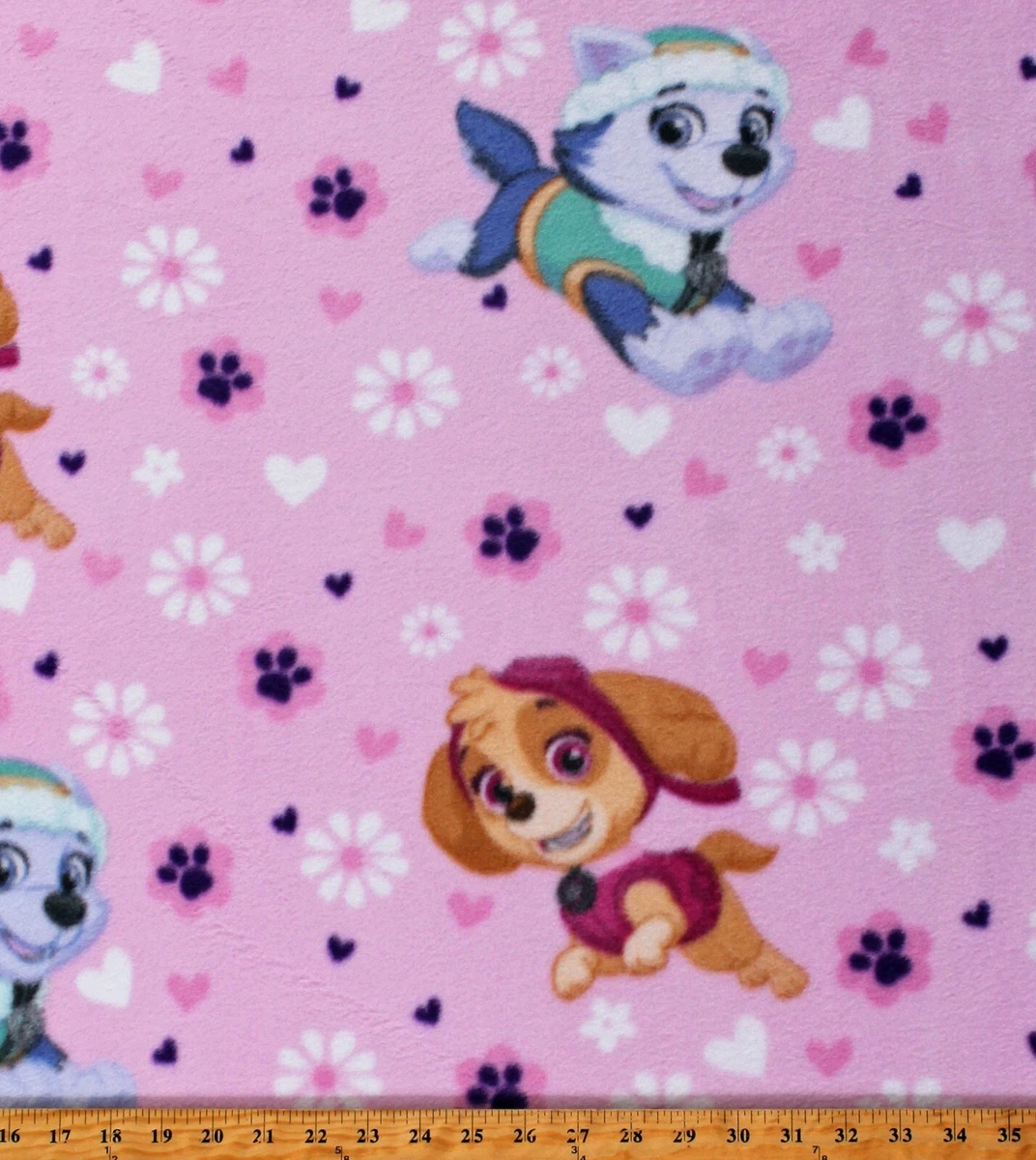 Paw patrol fleece fabric 2025