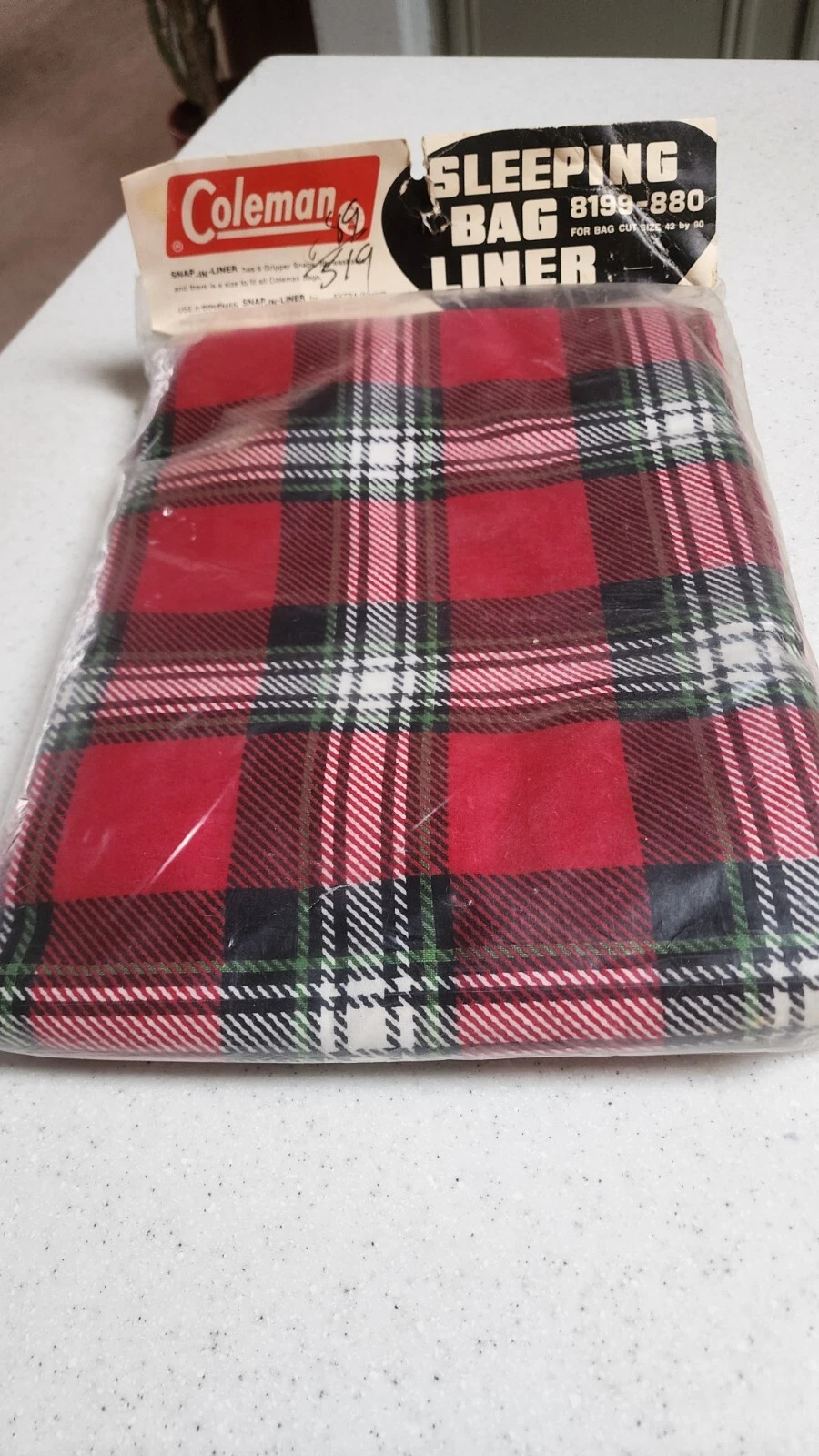 Vintage Coleman sleeping bag liner 40 x 90 NEW in Bag!