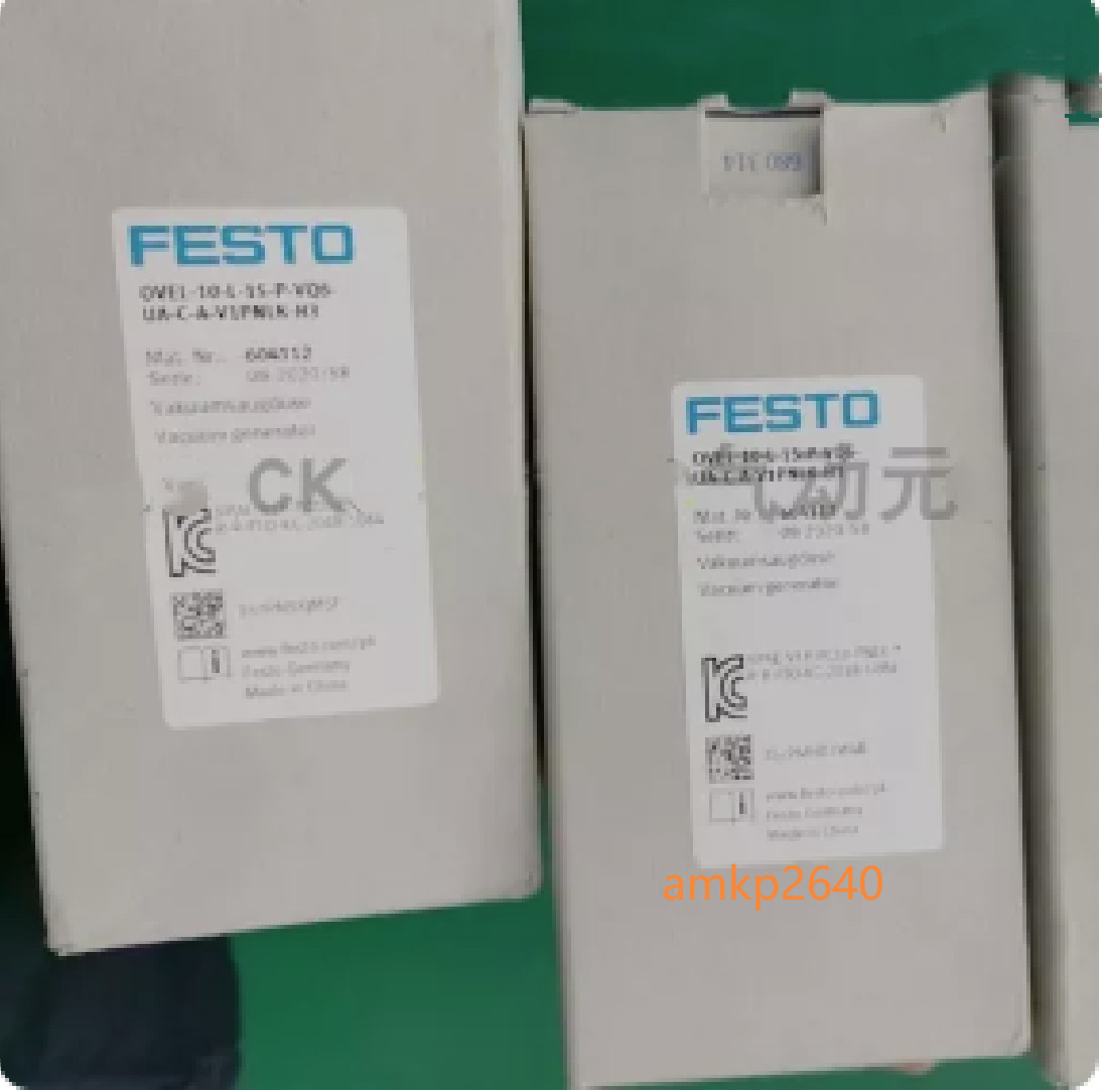 1pcs For FESTO vacuum generator 604112 OVEL-10-L-15-P-VQ6-UA-C-A-V1PNLK-H3 amk