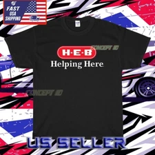 NEW SHIRT H-E-B HELPING HERE LOGO T-SHIRT FUNNY AMERICAN UNISEX SIZE S TO 5XL