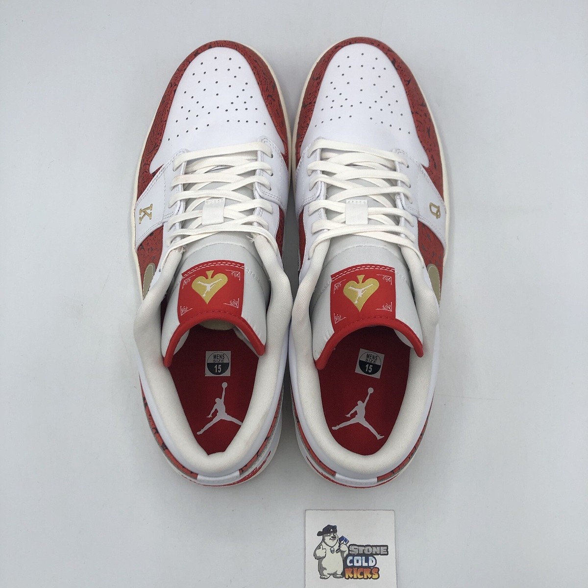 Nike Air Jordan 1 Low SE Spades Size 15 DJ5185-100 Kings County