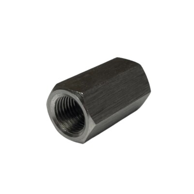 M10 x 1.0 Female Hex Nut Coupling Pipe Fitting Threaded Stainless Steel Adapter