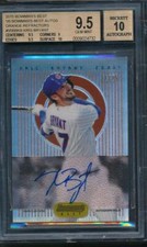 2015 Bowmans Best Autos Orange Refractors /25 Kris Bryant BGS 9.5 Auto 10 e10