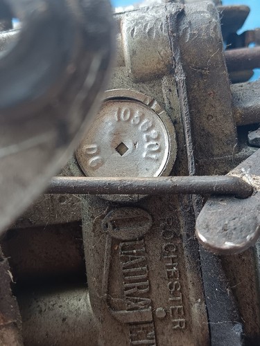 1966 Chevrolet 396 4 Barrel Quadrajet 7026201 Date D6 - Picture 7 of 7