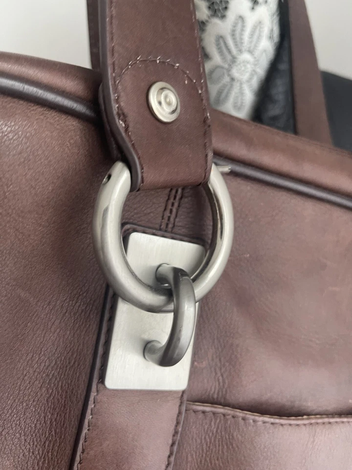 Robustes Leder Weekender Laptoptasche Leonhard Heyden schokobraun - Bild 2 von 4