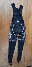 GSG Mens Medium Cycling Bibtights Vintage Italy 24" 14" (8.5/10) Thermal Fleece