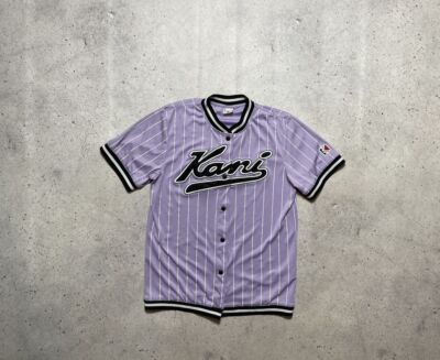 Vintage Karl Kani Big Logo Y2K Baseball Jersey
