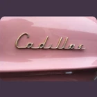 Cadillac Badge on Pink ***Classic Car Tin Sign*** 8" x 12"