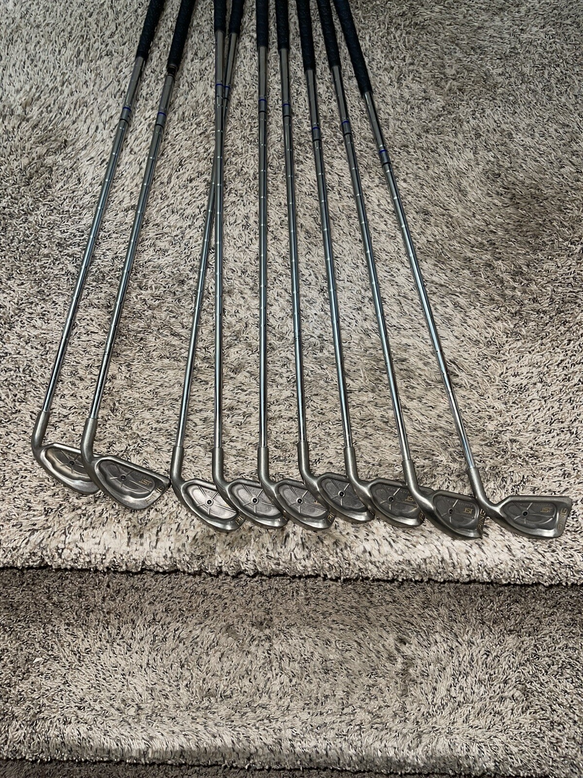 Ping ISI Nickel Irons / 26,8,9 PW+SW / Black Dot / Stiff Flex Ping