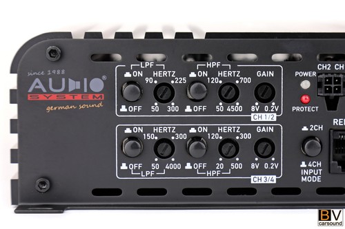 Verstärker Audio System H-1400.4 D Helon 4-Kanal D Class 4x 350 Watt RMS an 1 Ω - Bild 11 von 14
