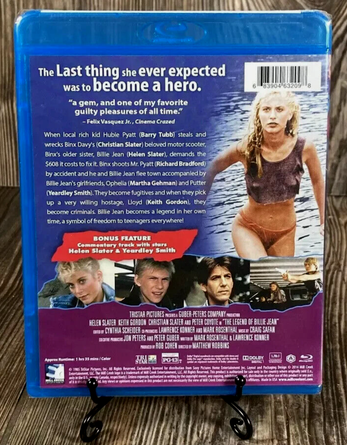 The Legend of Billie Jean (Blu-ray, 1985) for sale online | eBay