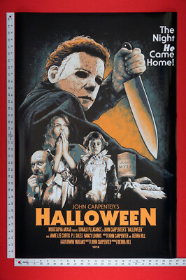 Halloween John Carpenter Jamie Lee Curtis Pleasence Movie Poster
