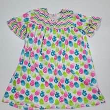 Pete Lucy Girls 6/6X Twirl Dress- Easter Holiday Eggs