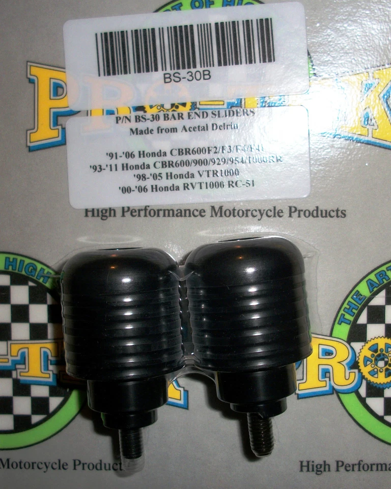 Deslizadores de extremo de manillar Pro-tek 2011-2023 CB1100A CB1000R/RA NUEVO plástico negro Foto 2 de 4