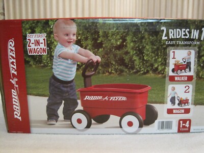 RADIO FLYER MY FIRST 2-IN-1 WAGON--MODEL #607--NEW--UNOPENED
