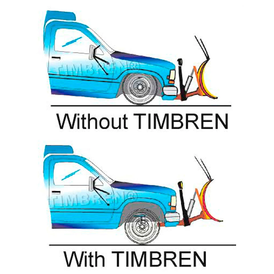 Front Suspension Snowplow Helper Kit 05-25 Ford F250 F350 SD Timbren FF350SDC — 第 4/4 张图片