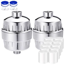 20-Stage Shower Head Filter Replacement for Hard Water Remove Chlorine, Flouride