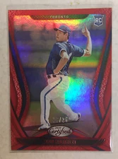 2020 Chronicles Certified Shun Yamaguchi R/C #2 Red Parallel #d 06/25