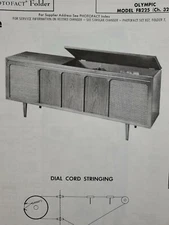 Sams Photofact Repair Service Parts Manual For Olympic FB225 Stereo FREE SHIP