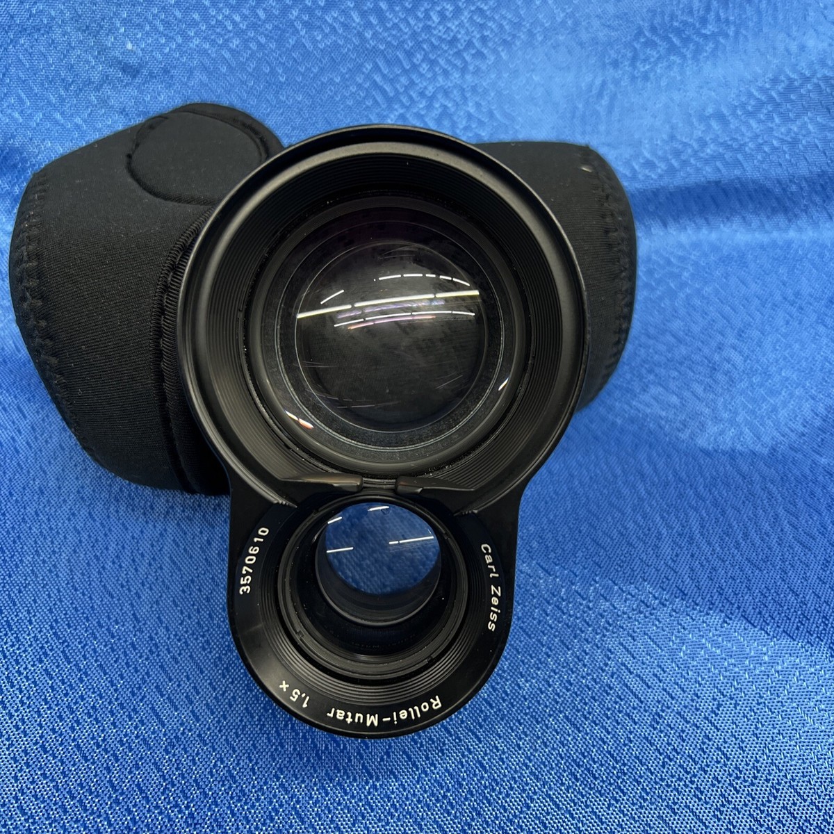 ミツキ　本体、レフィル Carl Zeiss Rollei Mutar 1.5x Lens With Pouch Made In Germany Good