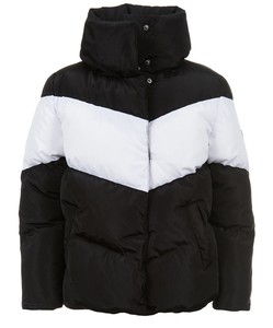 calvin klein colour block puffer jacket