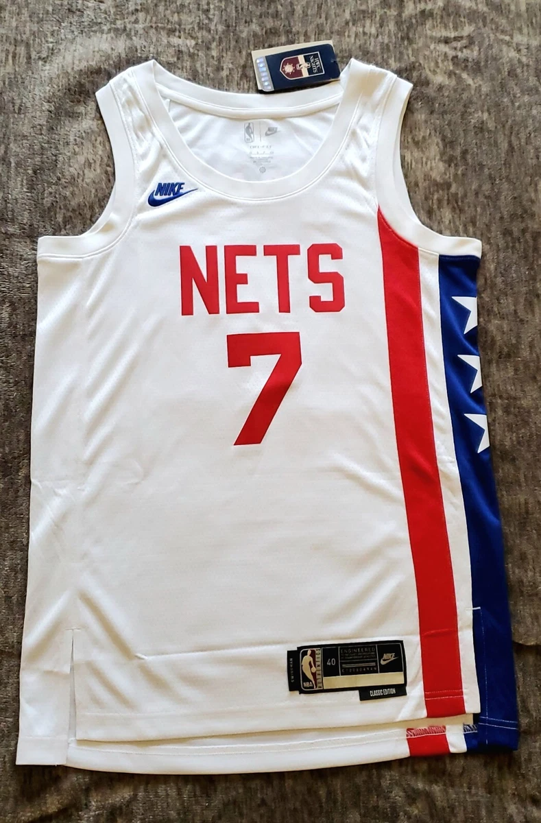 Brooklyn Nets Kevin Durant White Blue Red Swingman Nike Jersey Mens Size Small