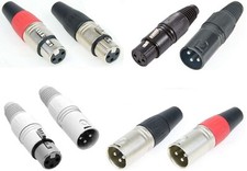 Adam Hall XLR Stecker Kupplung Buchse Male Fe...