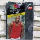 Fruit Of The Loom Tank Top Black Vintage 2002 Mens Medium 38 - 40 New NOS