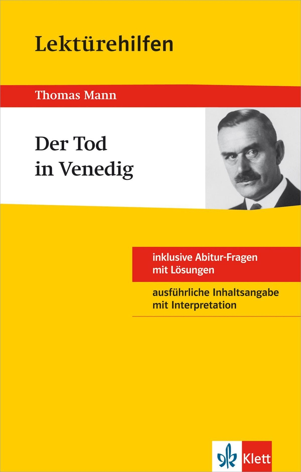 Thumbnail - Klett Lektürehilfen Thomas Mann Der Tod In Venedig Thomas Mann