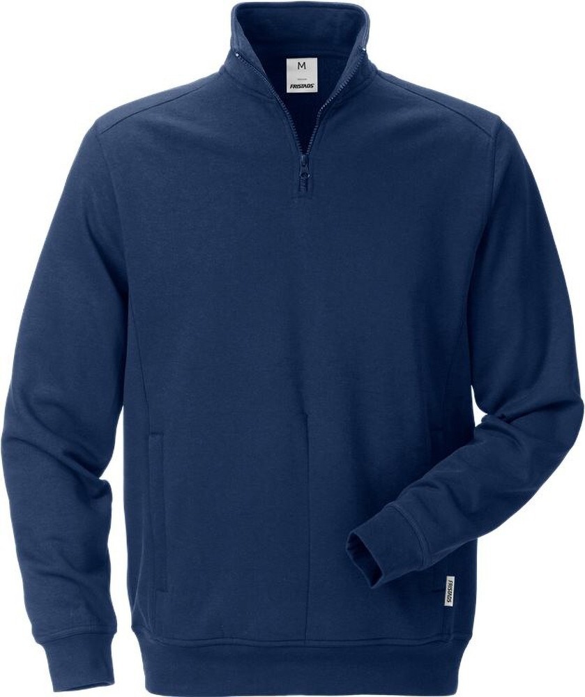 Толстовка Fristads mit kurzem Reiverschluss 7607 SM Marineblau 15590₽