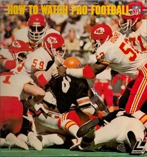 HOW TO WATCH PRO FOOTBALL - 1980 LASERDISC