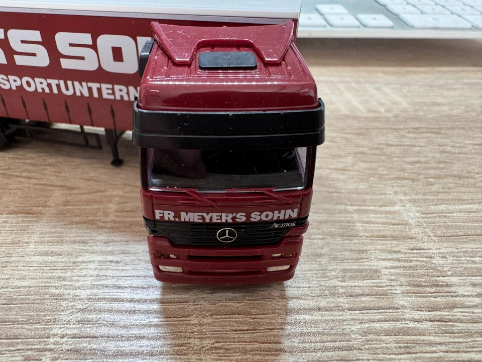 AWM 1:87 Camion Mercedes FR.Meyer's Sohne Buone Condizioni Senza OVP - Immagine 3 di 4