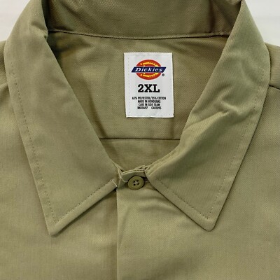 Dickies 1574 Short Sleeve Work Shirt Brand New with Tags Military