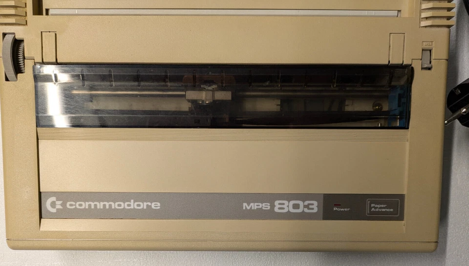 Commodore MPS 803 in OVP, Dot Matrix Printer, C64, C16, Commodore, Drucker, 80s - Bild 4 von 4