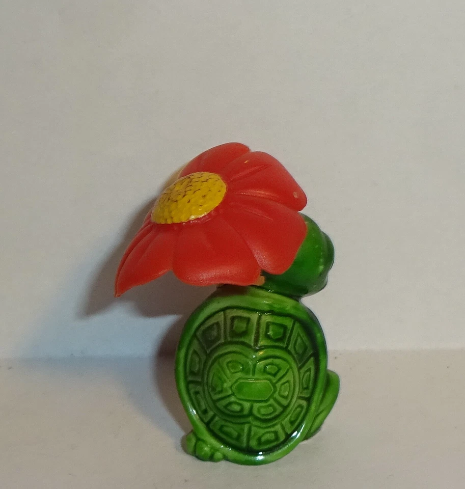 FLORA Dioramafigur m. gelb bemaltem Stiel + gelbem Blütenstaub TEENY TAPSI ORIG. - Bild 3 von 4