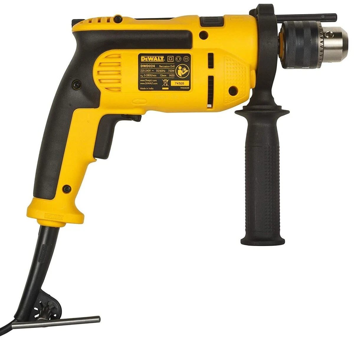 Dewalt 750W 13mm Variable Speed Impact Drill Machine DWD024 220