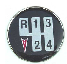 4-speed Shift Knob Emblem With Chrome Edging 1970-1981 Pontiac Firebird Trans Am 4-speed Shift Knob Emblem With Chrome Edging 1970-1981 Pontiac Firebird Trans Am