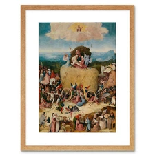 Hieronymus Bosch Hay Wain Old Master Picture Framed Wall Art Print