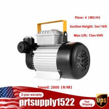 Commercial Motor Electric Oil Pump Self Priming Transfer Pump 16GPM 110V 550W US